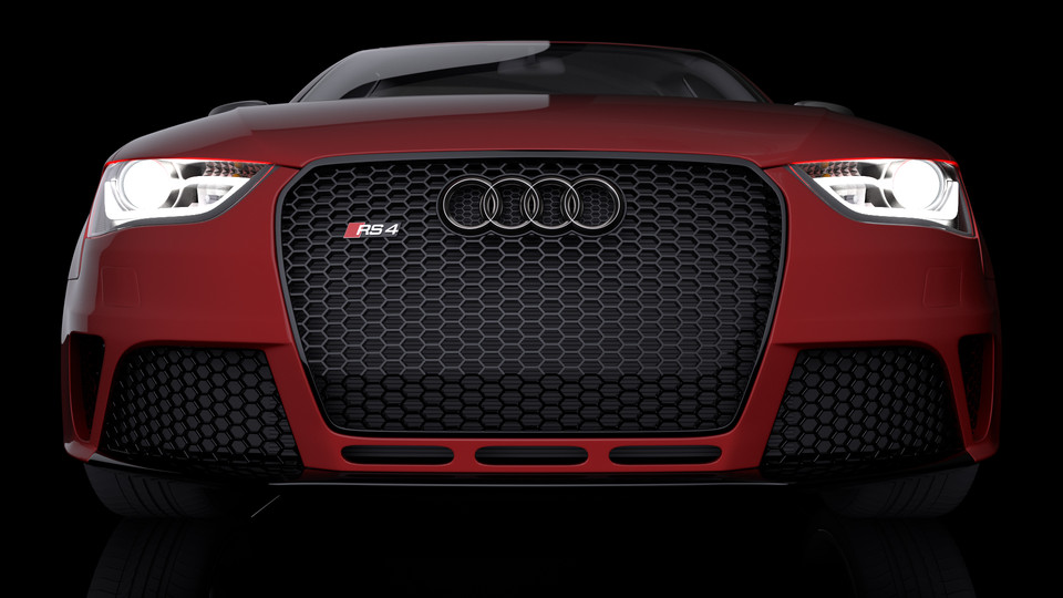 Audi RS4 Avant Studio Render