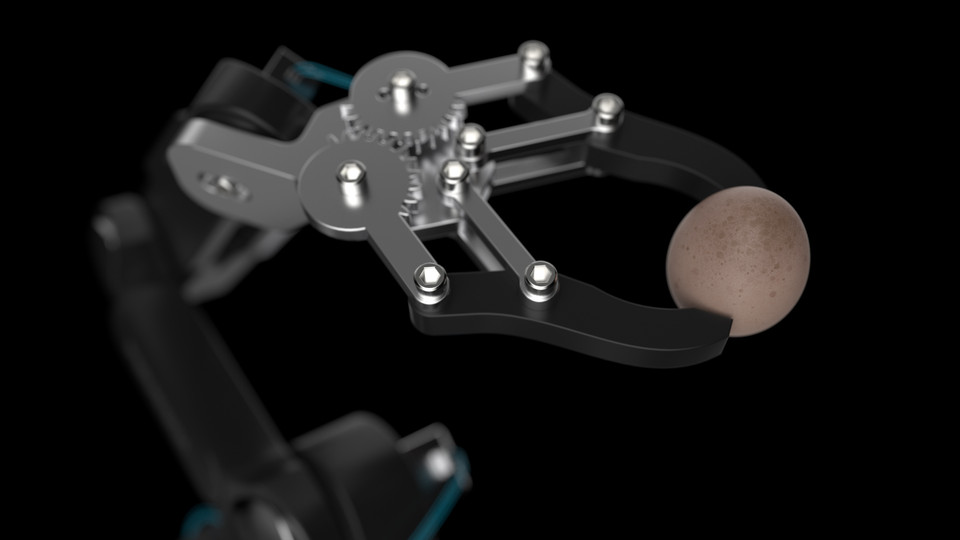 Peratech Robot Arm Render