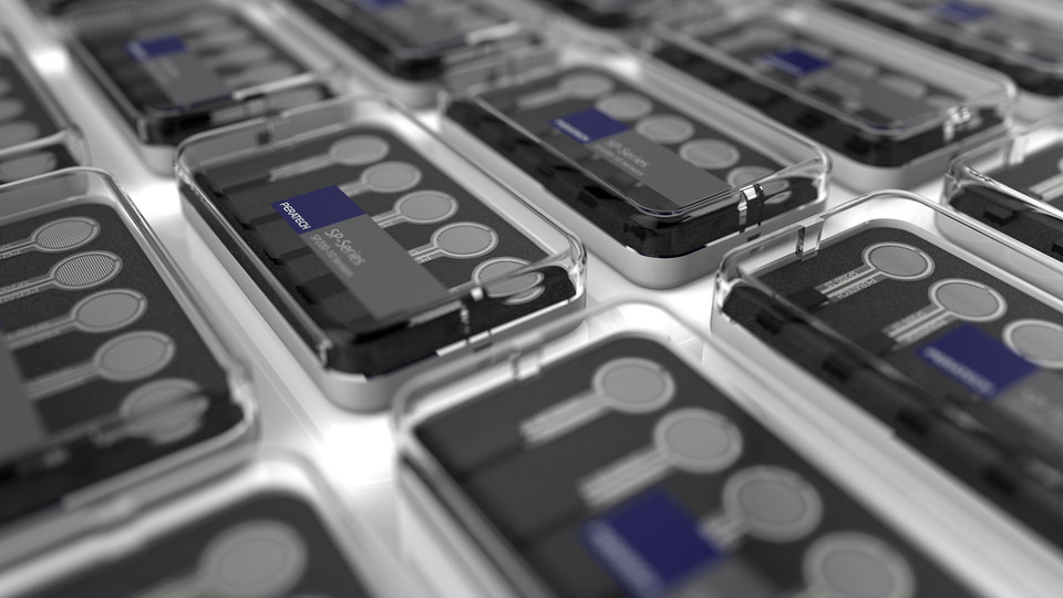 Peratech QTC SP Sensors Packaging Shot Render
