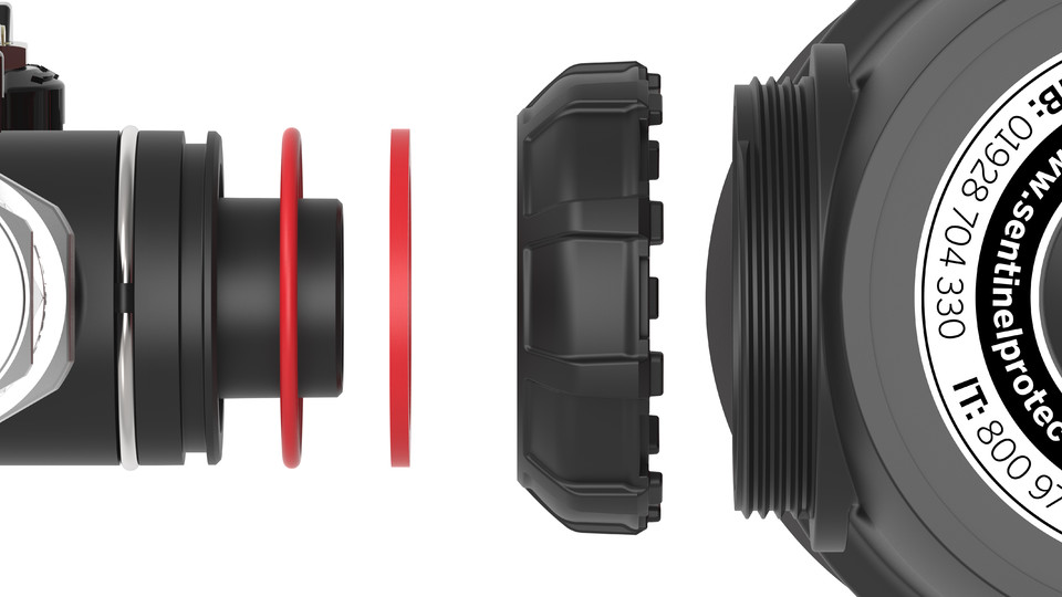 Sentinel Eliminator Close-up Exploded View Render