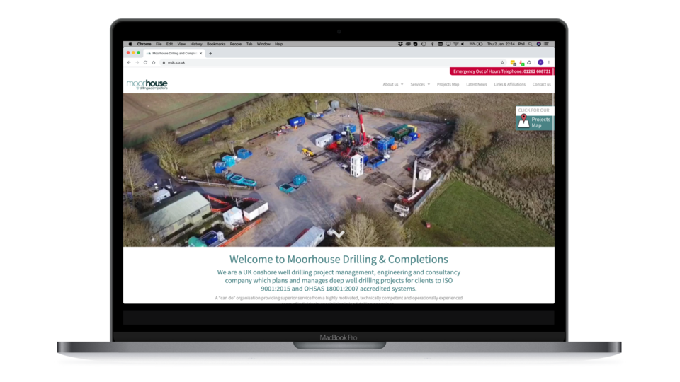 Moorhouse Drilling and Completions Website